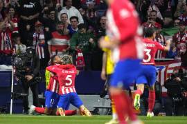El Atlético de Madrid dio un paso a favor en la llave de la Champions League ante el Borussia Dortmund.