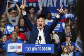 En el primer día de la Convención nacional Demócrata, en Chicago, el gobernador de Minnesota, Tim Walz, fue nominado como candidato a la Vicepresidencia.