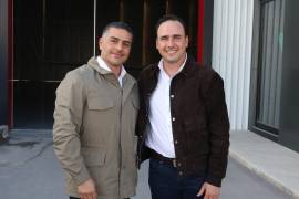 El gobernador Manolo Jiménez se reunió con el secretario de Seguridad federal, Omar García Harfuch, en Torreón.