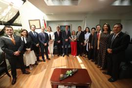 Jiménez Salinas se reunió con 400 integrantes del Consejo Directivo Nacional de Canacintra.