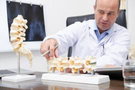 Una densitometría ósea DEXA mide la densidad mineral en la cadera y la columna para detectar osteopenia o evaluar el riesgo de osteoporosis.