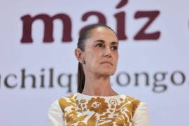 Ante las consignas de que mintió con la reforma, Sheinbaum dijo en voz baja “no mentí”