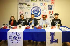 Autoridades universitarias y organizadores presentaron el programa deportivo que se realizará en el Campus Torreón.