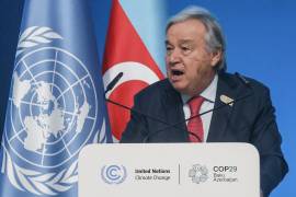 António Guterres pidió nuevos gravámenes para el transporte marítimo y la aviación, así como la extracción petrolera y gasística, para ayudar a los países pobres a financiar la costosa transición climática