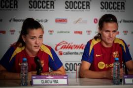 Claudia Pina elogió el crecimiento de la Liga MX Femenil, lo que ha atraído a jugadoras españolas al circuito rosa.