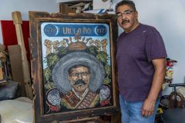 A 100 años del asesinato del caudillo revolucionario Doroteo Arango, un artista saltillense plasmó una obra con un fin principal.