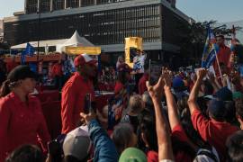 El presidente Nicolás Maduro se dirigió a sus seguidores en marzo luego de inscribirse como candidato para las elecciones presidenciales del 28 de julio.