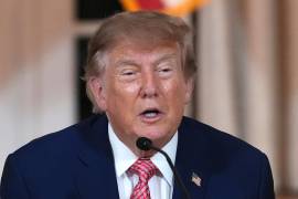 El presidente Trump dijo que se han construido más de 3 mil 200 kilómetros de muro fronterizo.