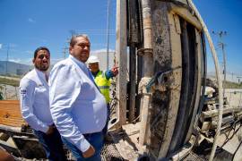 La obra busca fortalecer el suministro de agua potable para miles de familias de la ciudad, detalló el Alcalde.