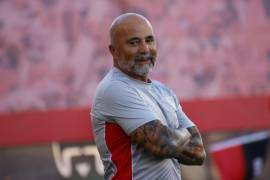 El entrenador del Sevilla, Jorge Sampaoli se