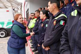 Refuerzan equipamiento de Bomberos de Arteaga con apoyo de empresarios