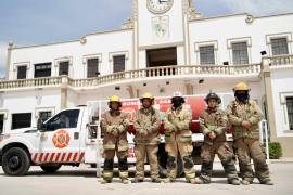 La Dirección de Protección Civil y Bomberos de Sabinas coordinó la actividad bajo lineamientos de la CNPC. FOTO: CORTESÍA