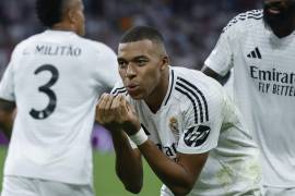 Mbappé se estrenó con el Real Madrid pero ahora en la Champions League.