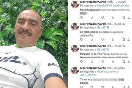 Usuarios de Twitter localizaron comentarios que hacía Alberto Ugalde García, respondiendo a publicaciones de mujeres, dirigiéndose a ellas de forma “vulgar”