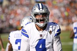 Prescott celebró su sustanciosa extensión de contrato con el triunfo de los Cowboys ante los Browns.