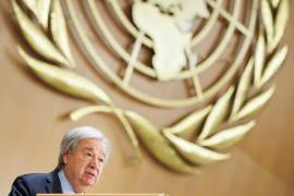 “El uso de la fuerza por parte de Estados Unidos e Israel contra Irán, así como la posterior respuesta iraní en la región”, dijo el secretario general de la ONU, António Guterres.