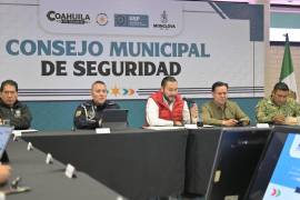El alcalde Carlos Villarreal encabezó la sesión del Consejo Municipal de Seguridad.