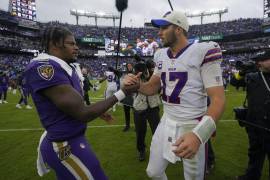 Lamar Jackson y Josh Allen son dos de los quarterbacks proyectados a superar y/o alcanzar los números históricos que ha logrado Patrack Mahomes.