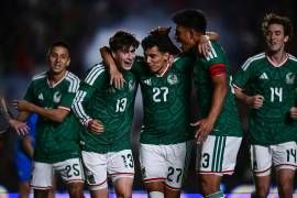 La Selección Mexicana celebró en el Estadio Corregidora de Querétaro tras imponerse 3-0 a Islandia en partido amistoso de preparación mundialista.