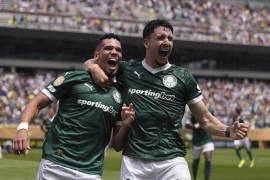 Paulinho celebra el gol que le dio el pase a Palmeiras a los Cuartos de Final del Mundial de Clubes 2025.