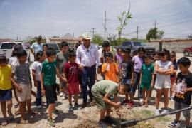 Convivencia y reforestación: así arrancaron los talleres vacacionales infantiles en el Centro Comunitario de Santo Domingo. FOTO: CORTESÍA