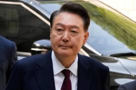 El entonces presidente surcoreano Yoon Suk Yeol, quien enfrenta cargos de orquestar una rebelión cuando declaró la ley marcial el 3 de diciembre de 2024.
