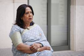 La representante especial de la ONU para violencia sexual en los conflictos, Pramila Patten, durante una entrevista con EFE en Madrid.