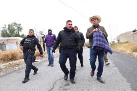 El Alcalde recorrió calles del municipio como parte del operativo.