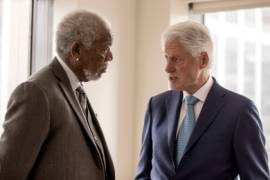 Morgan Freeman entrevista a Bill Clinton para National Geographic