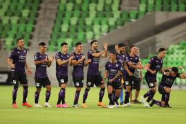 Mazatlán celebra su triunfo en penales durante el partido vs FC Juarez, correspondiente a la fase de grupos de la Leagues Cup 2023.
