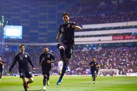 Brian Gutiérrez abrió el marcador apenas al minuto 2 en Puebla.