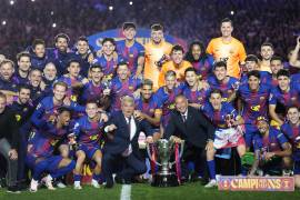 Barcelona venció 2-0 al Real Madrid en el Camp Nou y celebró su título 29 de LaLiga, con Hansi Flick como bicampeón del futbol español.