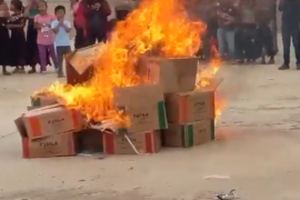 Este incidente marca la segunda ocasión en Chiapas en que miembros de la comunidad tzotzil queman Libros de Texto Gratuito.