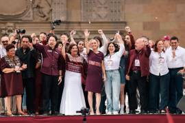 Claudia Sheinbaum, presidenta de México, durante su cierre de campaña, la cual fue reconocida por los Reed Latino Awards como ‘la mejor campaña presidencial del 2024’.