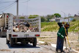 Las acciones incluyeron retiro de escombro, deshierbe, descacharrización, barrido manual y barrido mecánico.