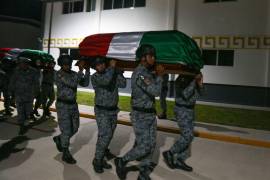 El 25 de febrero, los cuerpos de cuatro agentes fallecidos en el operativo llegaron al 51 Batallón de la GN en Acapulco, Guerrero.