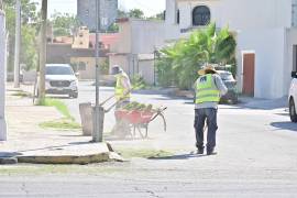 Cuadrillas del Municipio mejoran las condiciones de espacios públicos y vialidades.