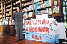 Gloria Tobón, la mujer que dio luz al problema del agua en Saltillo