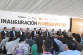 Inaugura Manolo Jiménez Centro de Ingeniería de Flowserve en Torreón; se destinaron 800 mdp