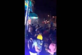 Tren de feria arde en llamas con niños a bordo en Tuxtepec (Video)