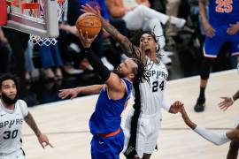 Knicks de Nueva York volvió a vencer a Spurs de San Antonio y tomó ventaja de 2-0 en las Finales de la NBA 2026.