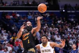 James Harden promedió 20.5 puntos y 7.7 asistencias durante sus primeros 26 partidos con los Cavaliers.