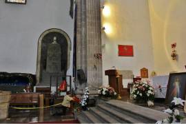 El sepulcro para el conquistador se encuentra en la parroquia de Jesús Nazareno e Inmaculada Concepción de la capital mexicana.