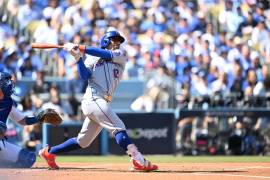 Francisco Lindor rompió una racha de 33 entradas sin carreras de los Dodgers desde el inicio del partido.