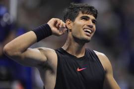 Carlos Alcaraz superó un momento complicado en su debut en el US Open 2024, tras ceder un set ante el australiano Li Tu.