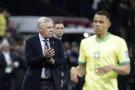 Los dos primeros partidos del técnico Carlo Ancelotti al frente de la selección brasileña han servido para recuperar la solidez defensiva.