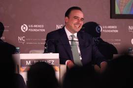 Manolo Jiménez Salinas expuso ante representantes empresariales y diplomáticos las condiciones que, según el Gobierno estatal, favorecen la inversión en Coahuila.