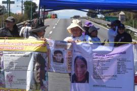 Integrantes del colectivo bloquearon durante esta semana la carretera México-Toluca.