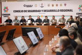 Durante la sesión también se revisaron los indicadores de Coahuila en materia de seguridad.