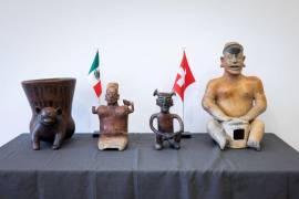 Suiza regresa 24 piezas prehispánicas a México: Estaban en una colección privada